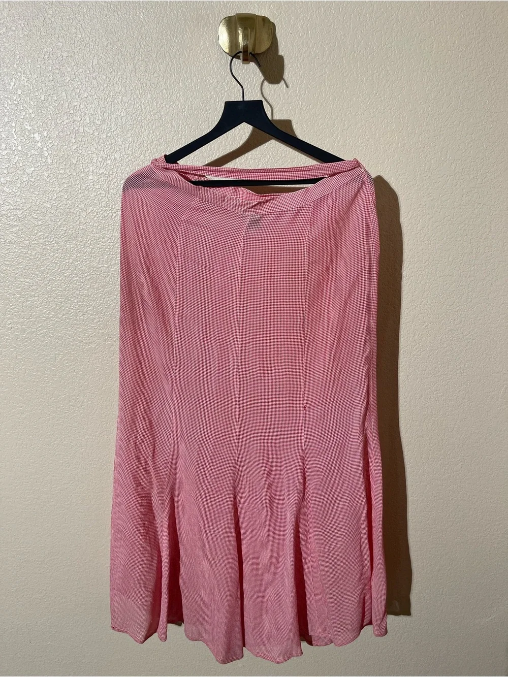 Moschino Vintage Pink Midi Wrap Skirt with Side Tie